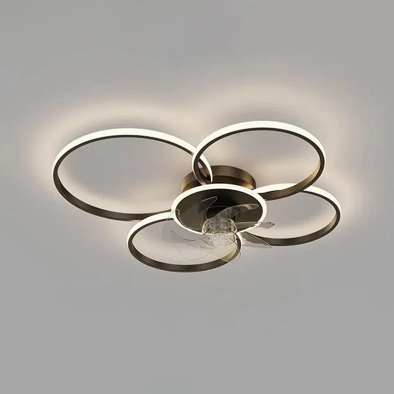 Ventilatore Vortice da Soffitto con Luce Moderna