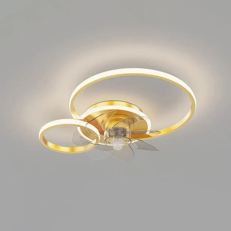 Ventilatore Vortice da Soffitto con Luce Moderna