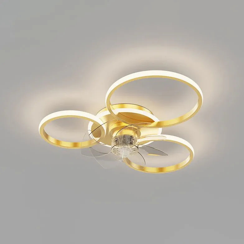 Ventilatore Vortice da Soffitto con Luce Moderna