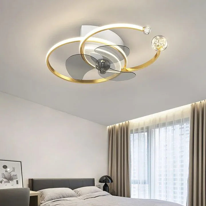 Ventilatore Soffitto Con Luce Led Stile Moderno