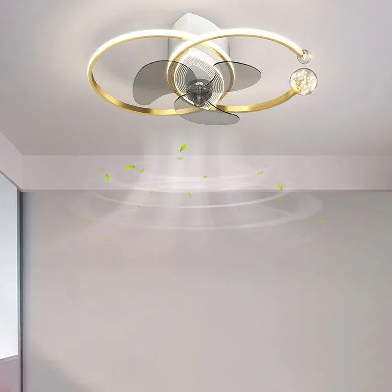 Ventilatore Soffitto Con Luce Led Stile Moderno