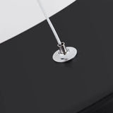 Lampadario sospensione a LED nero moderno ad anello