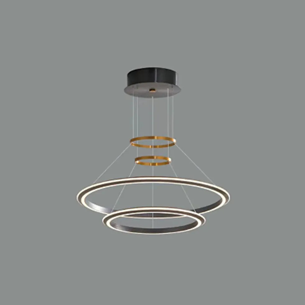 Plafoniera Lampadario Moderno Sottile Anello LED