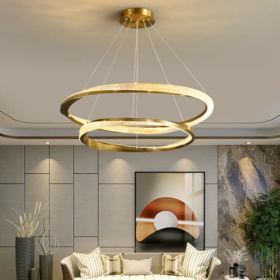 Lampadari da interno moderni Eleganza dorata