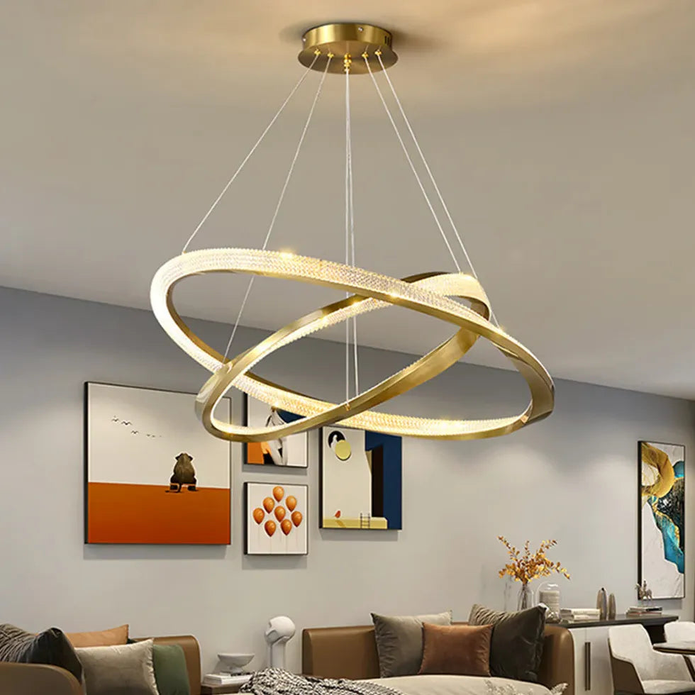 Lampadari da interno moderni Eleganza dorata