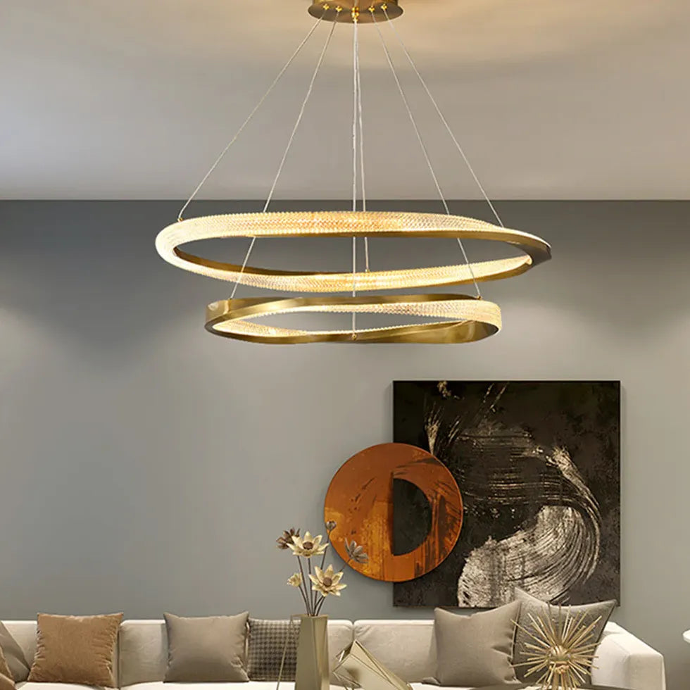 Lampadari da interno moderni Eleganza dorata