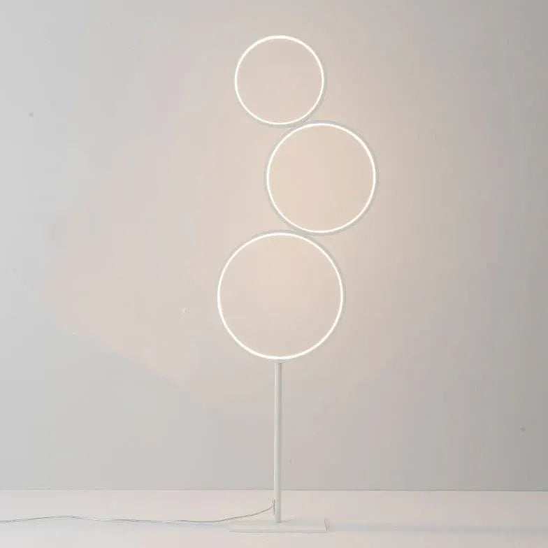 Design dell'anello circolare Lampada a LED nera