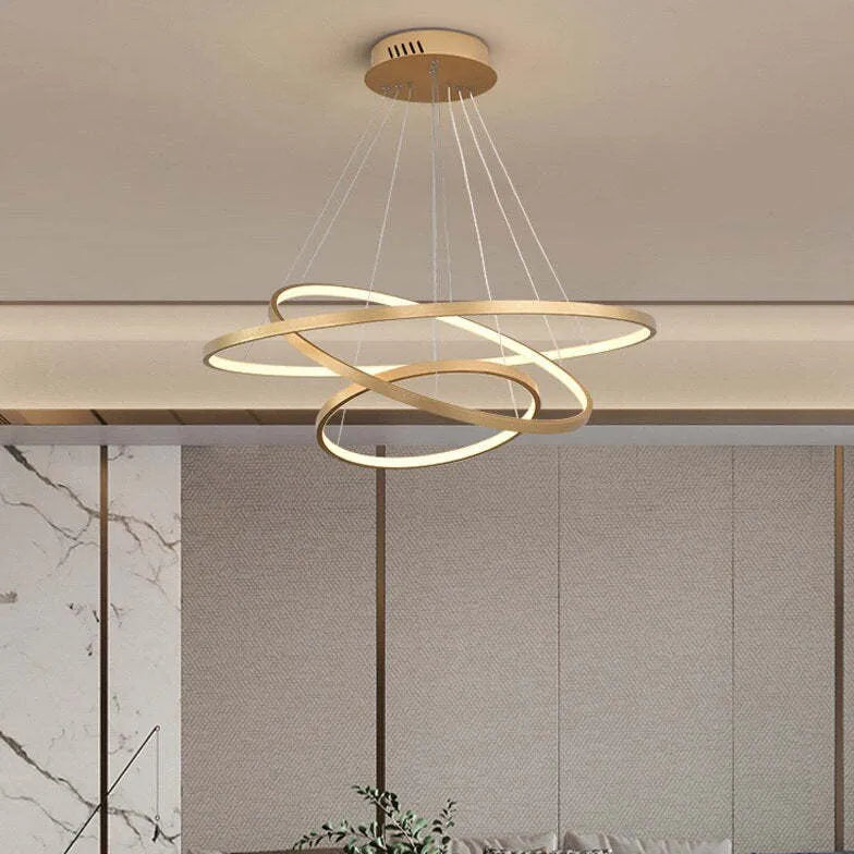 Lampadario Tondo Design Moderno a LED Multistrato