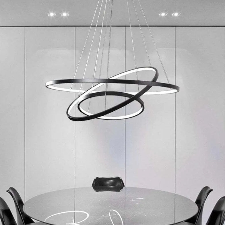 Lampadario Tondo Design Moderno a LED Multistrato