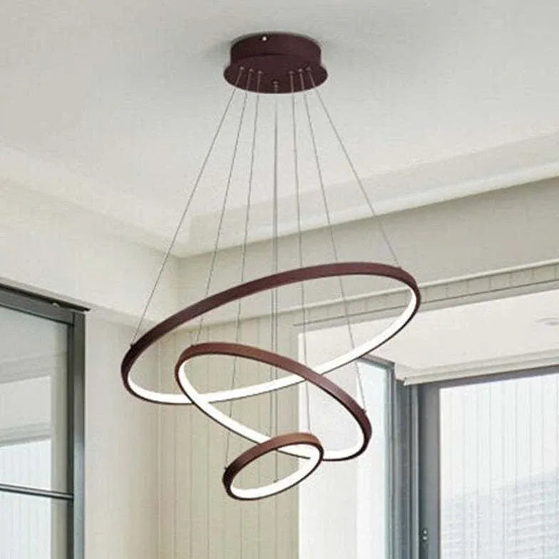 Lampadario Tondo Design Moderno a LED Multistrato