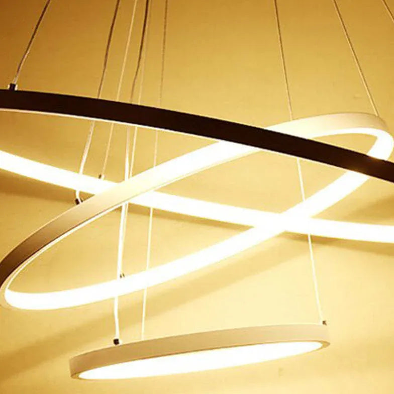 Lampadario Tondo Design Moderno a LED Multistrato