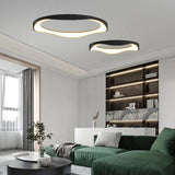 Ring-shaped Metal Acrylic LED Living Room Pendant Light