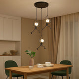 Lampadari Ferro Moderni Design LED con Altezza Regolabile