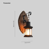 Lampade da Muro Industriali Foglia con Lanterna