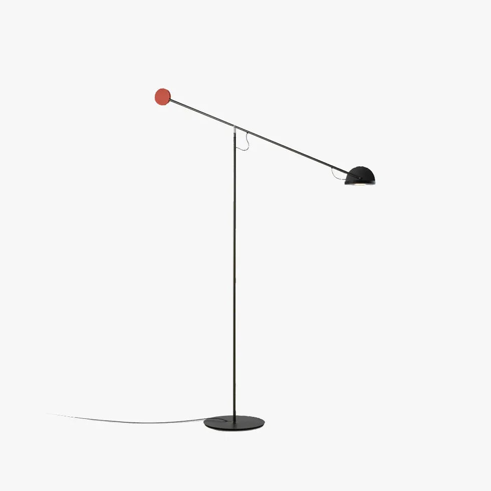 Design a braccio lungo lampada da pavimento minimalista lineare