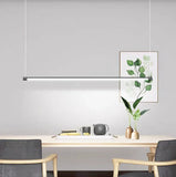 Lampadari Moderni Lineari LED Dimmerabili per Sala Pranzo Stile Minimalista