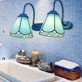 Lampada LED da Muro Stile Tiffany a Due Luci per Bagno