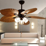 Pull Chain Vintage Design Living Room Fan Light