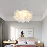 Petal-Shaped PVC Modern Bedroom Pendant Light