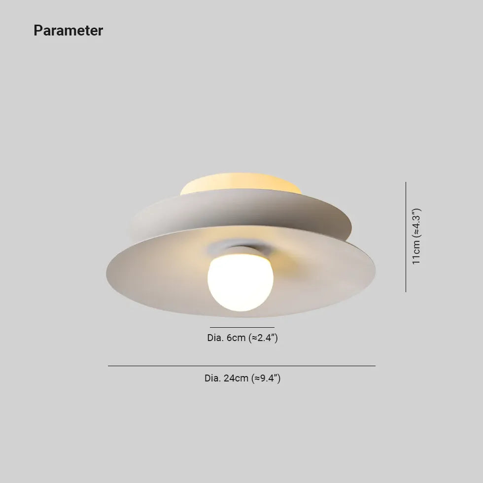 Disc-Shaped Minimalist Modern Ceiling Light