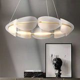 Lampadario LED cerchio design segmentato