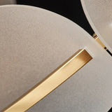 Lampadario Led Cerchio Design Segmentato