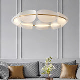 Lampadario LED cerchio design segmentato