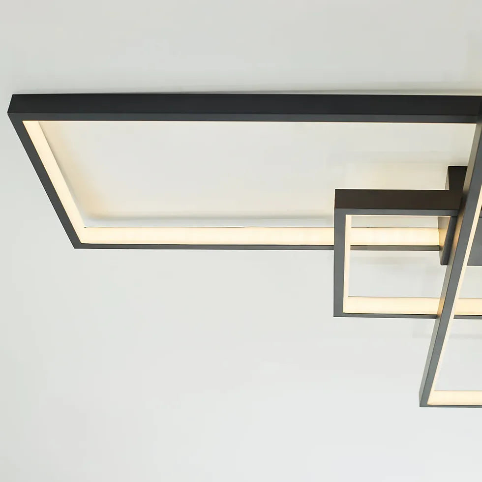 Multi-Rectangular Frame Modern Pendant Light