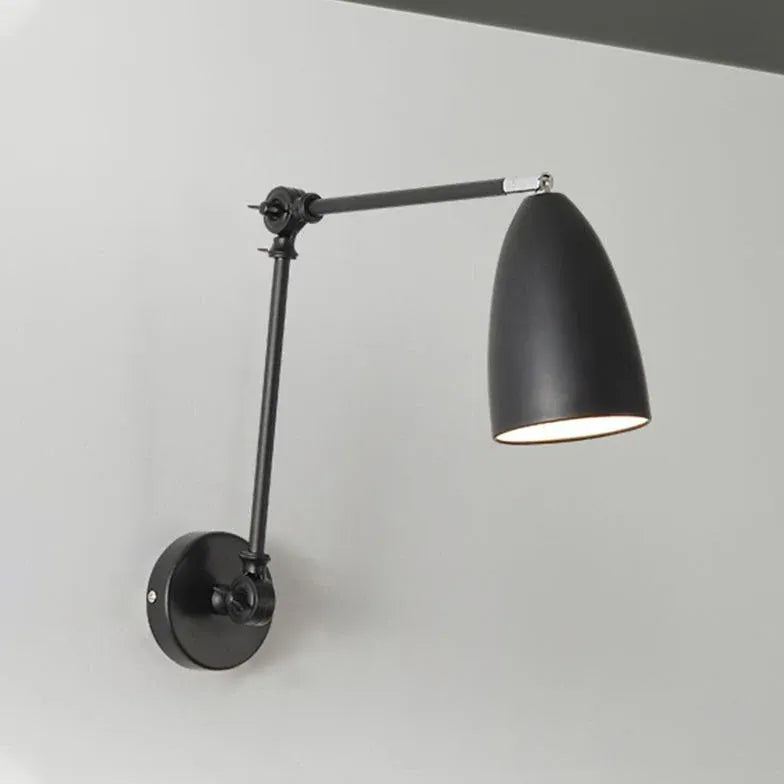 Conical Shade Adjustable Bedside Spotlight