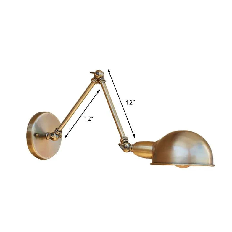 Semi Spherical Adjustable Industrial Wall Lights