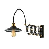 Extendable Wall Light Industrial Black