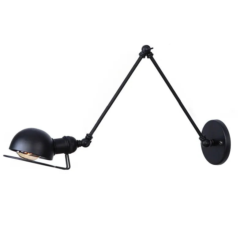 Matte black Adjustable industrial Reading Light