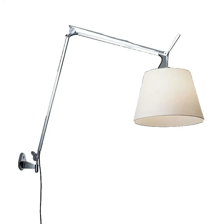 Sliver Swing Arm Plug in Wall Lights