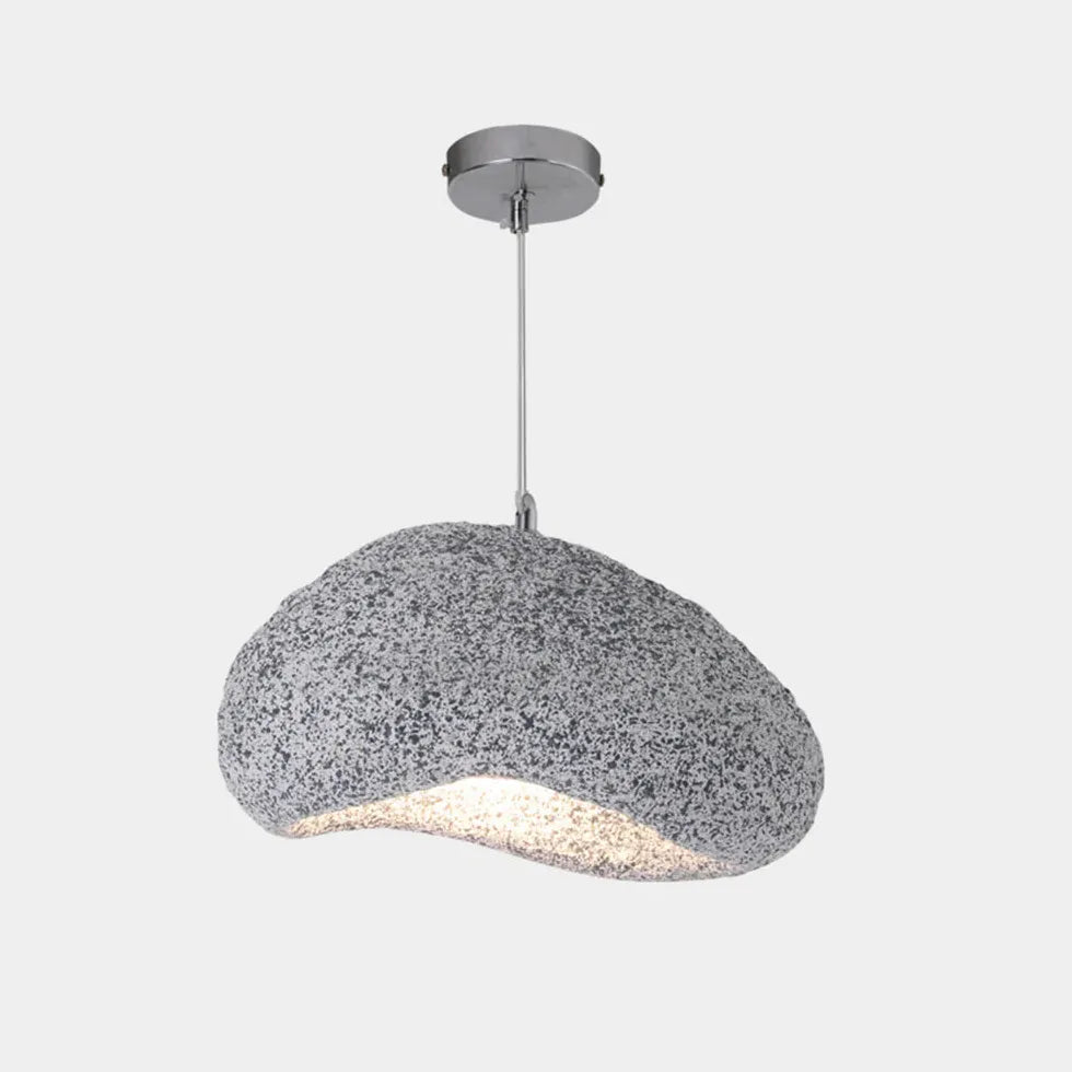 Faux Marble Irregular Shape Modern Pendant Light