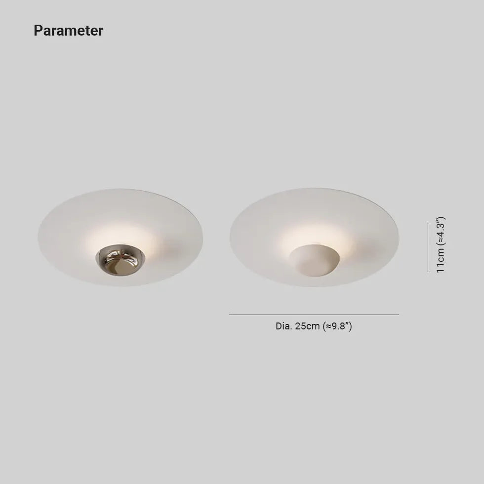 Plafoniera da incasso led Design Circolare Semplice