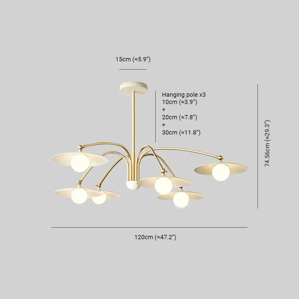 Lampadario Immagini elegante con struttura in metallo