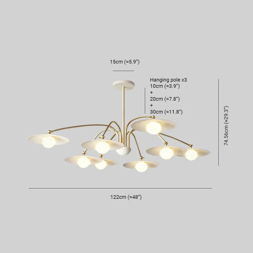 Lampadario Immagini elegante con struttura in metallo