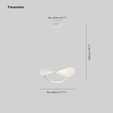 Lampadario Bianco Artistico Ad Arco Irregolare