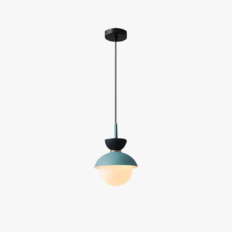 Colorful Lampshades Modern Glass Pendant Light