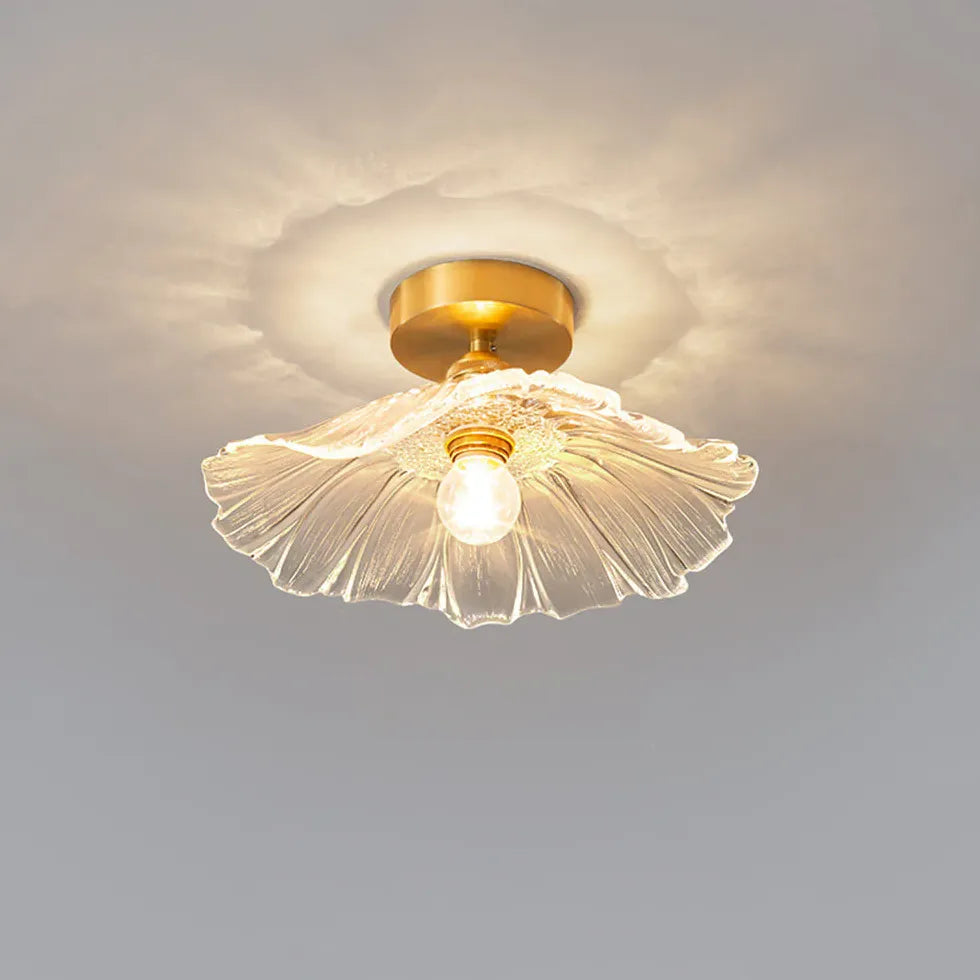 Petal Luxury Modern Glass Flush Ceiling Lights