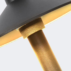 Lampione per Esterno LED Design Moderno in Metallo Nero