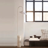 Lampada da Tavolo Moderna Led Nera Curva