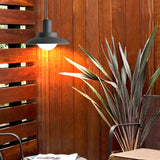 Umbrella-Shaped Outdoor Industrial Pendant Light