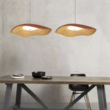 Wavy Lampshade Resin Modern Dining Pendant Light