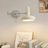 White Plug in Wall Light