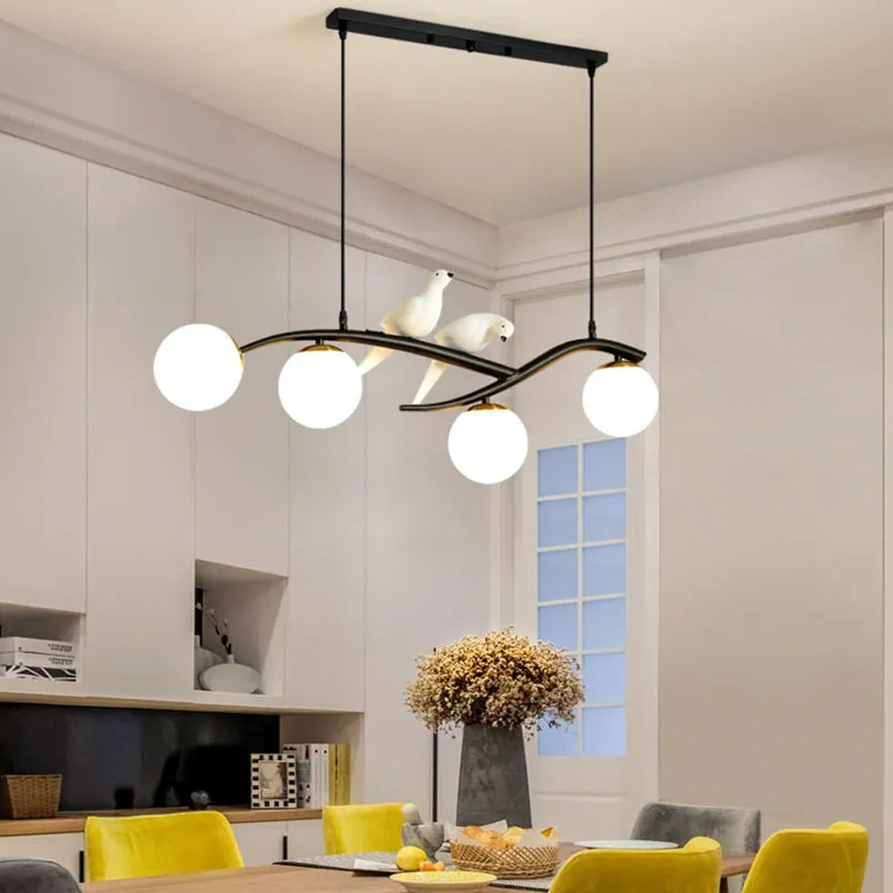 Creative White Bird Decor Kitchen Pendant Light