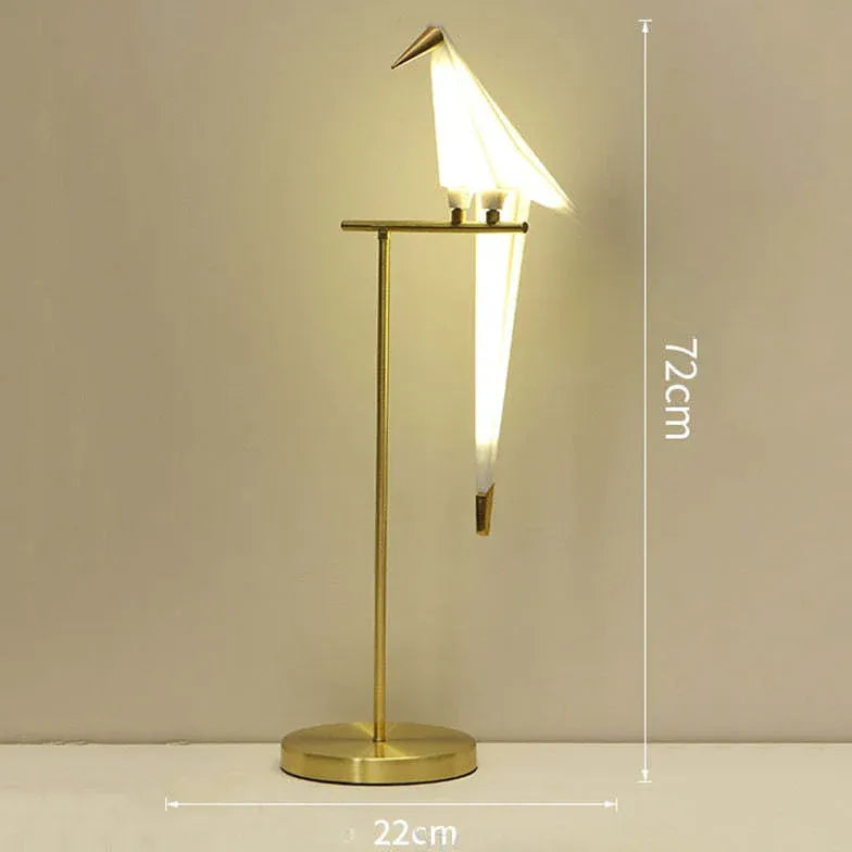 Bird-Shaped Decorative Metal Artistic Floor Lamp