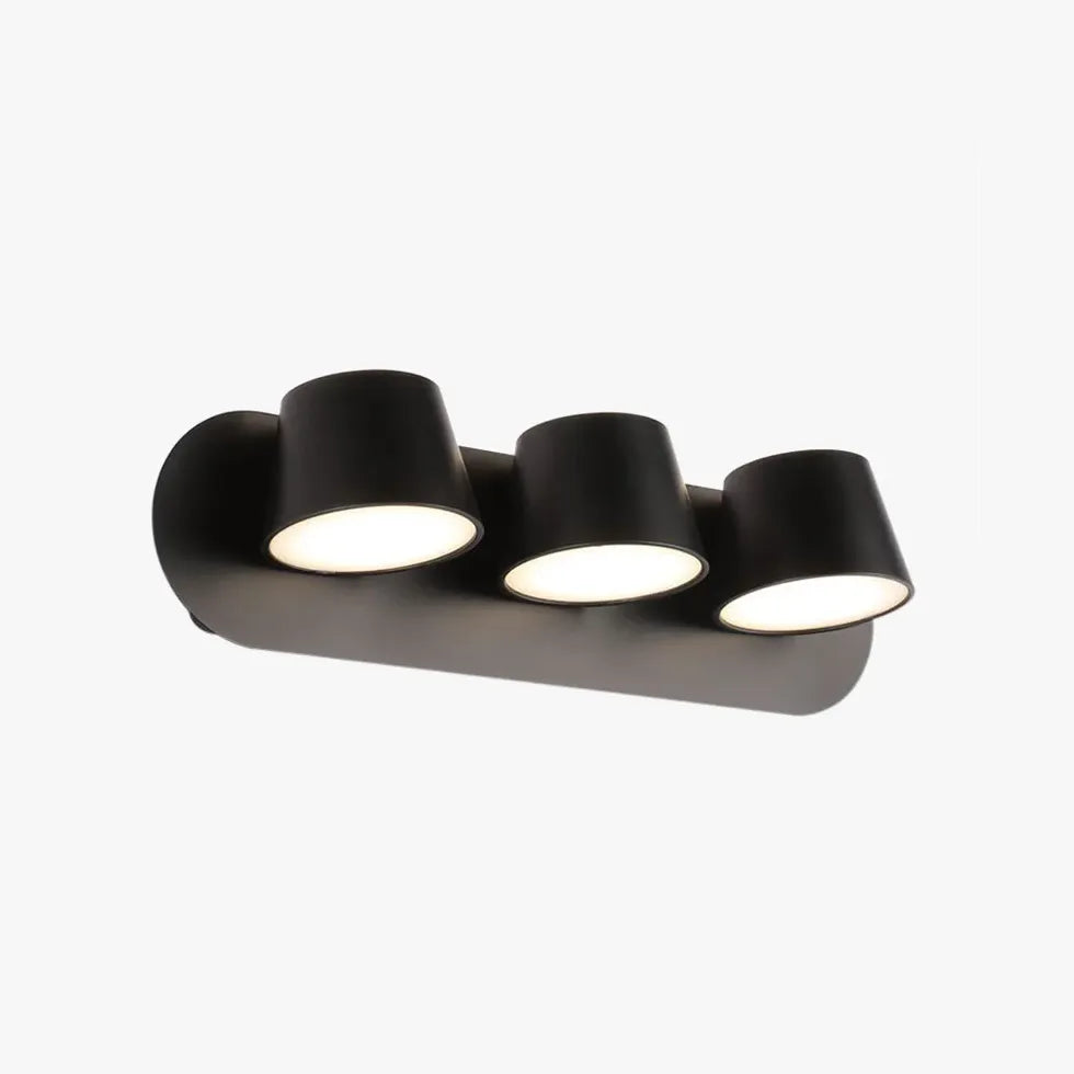 Faretti moderni da incasso cilindro nero LED