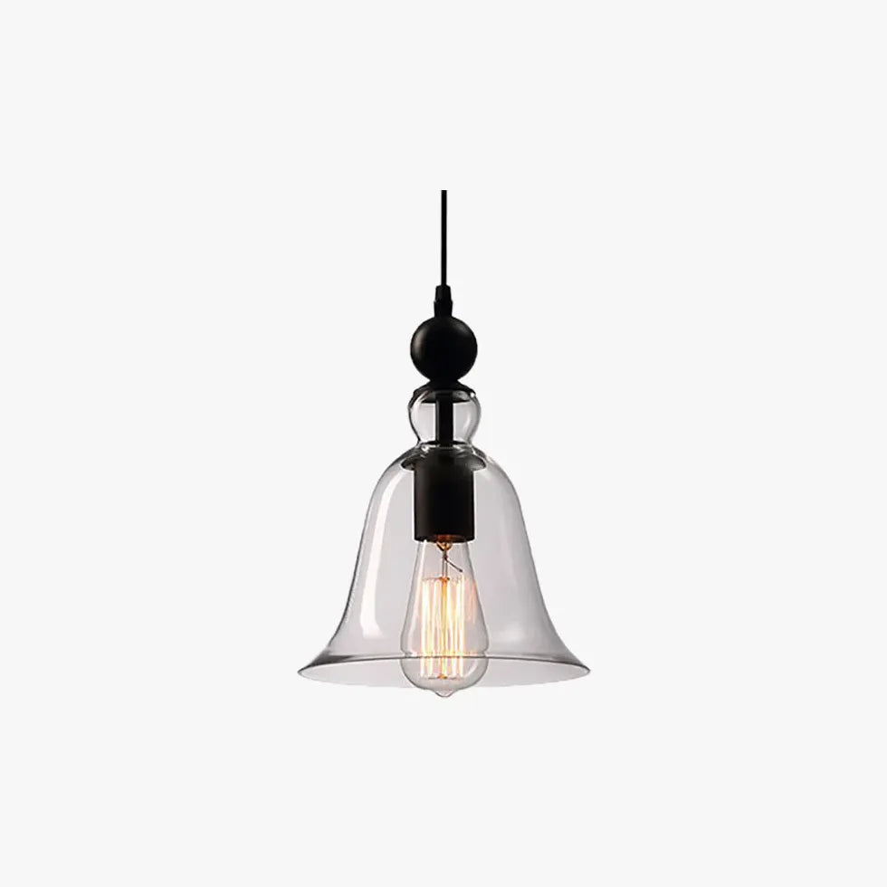 Transparent Glass Vintage Pendant Light