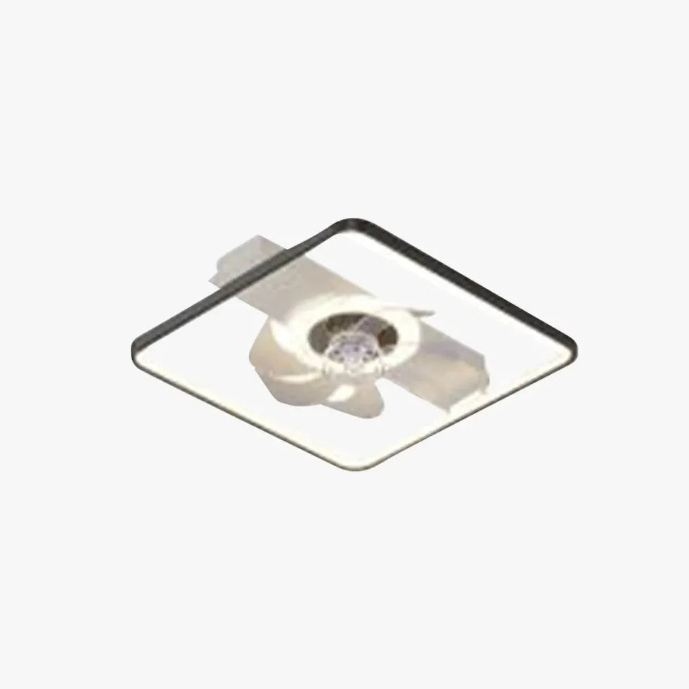 Luce Led Con Ventilatore Design Elegante Moderno